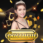 Baccarat A live table on me777 win